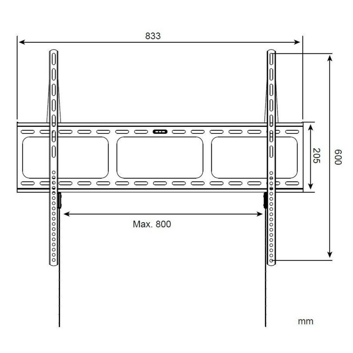 TV-holder Techly ICA-PLB 860 42" 80" 60 Kg